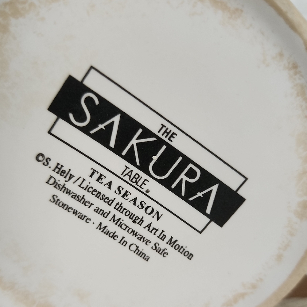 Sakura Yellow and Green Floral Mugs - Picture 7 of 8